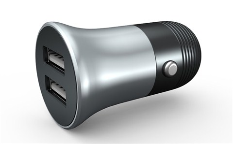 双USB车充  车载充电器2.4A  车充