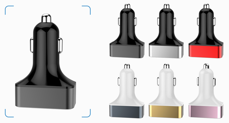 金属头智能车载充电器